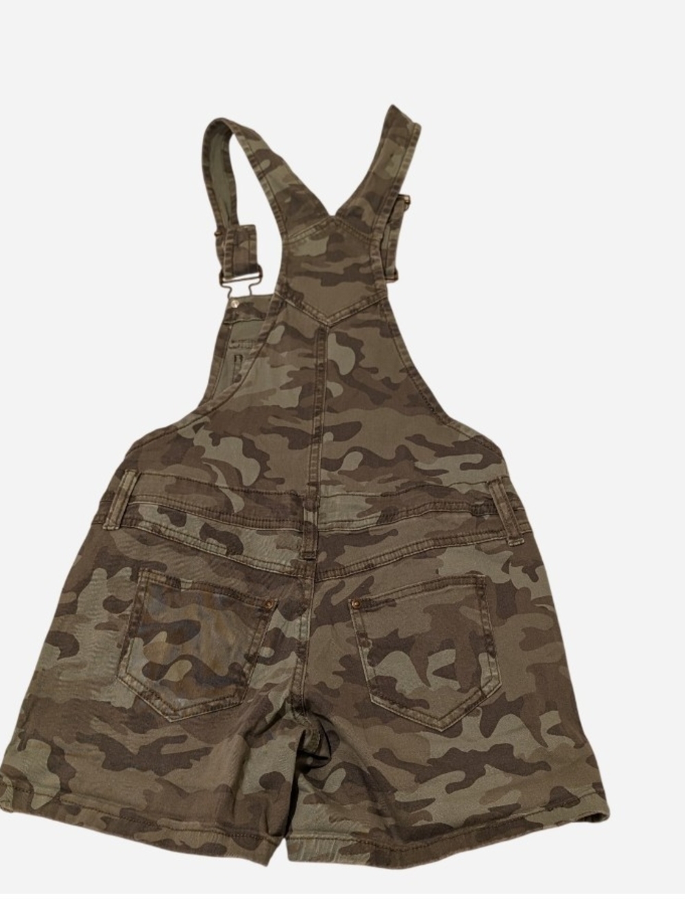 lei Junior's Green Camo Short Overalls - Picture 2 of 7